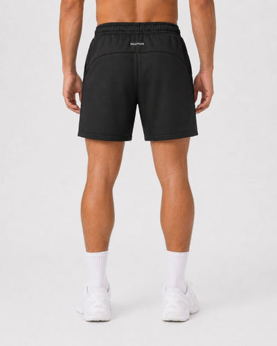 KLUTCH Layered Recovery Short, Black — back