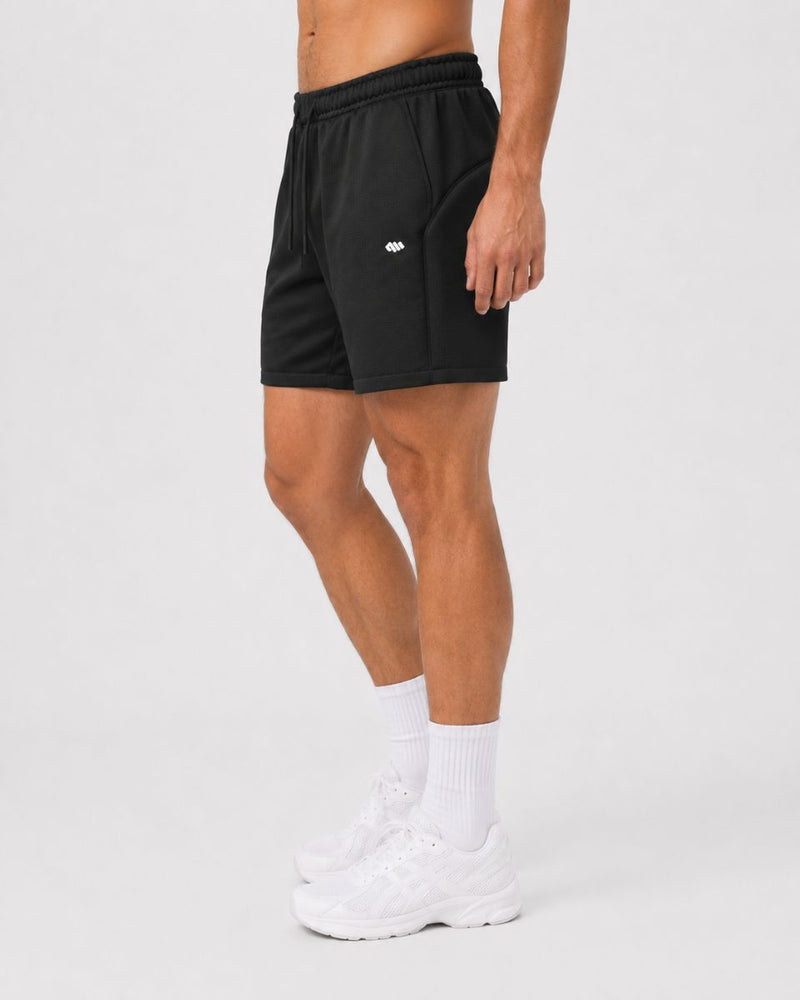KLUTCH Layered Recovery Short, Black — side