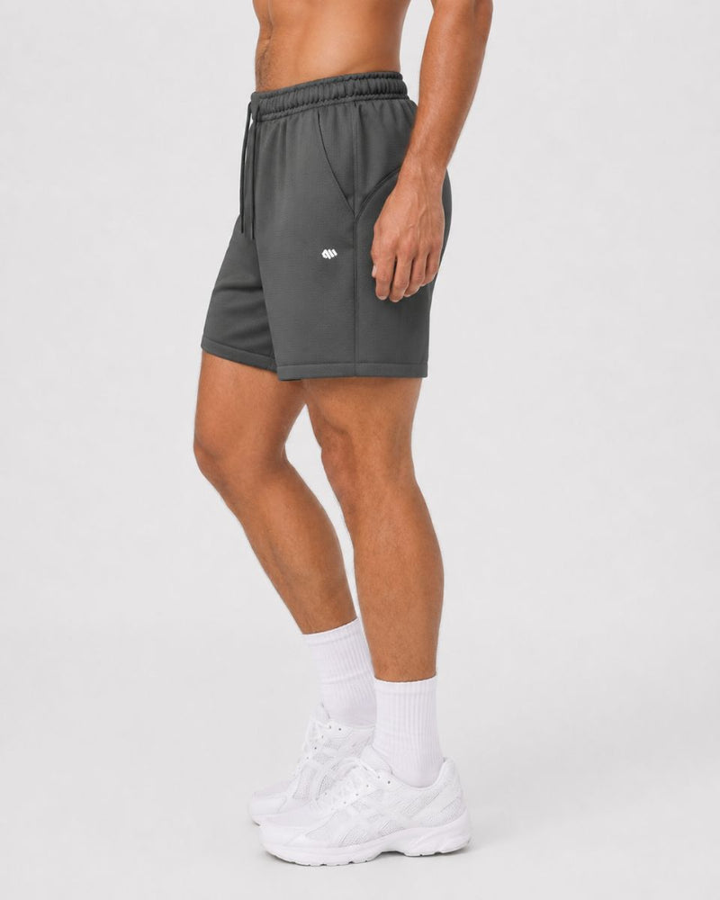 KLUTCH Layered Recovery Short, Grey — side